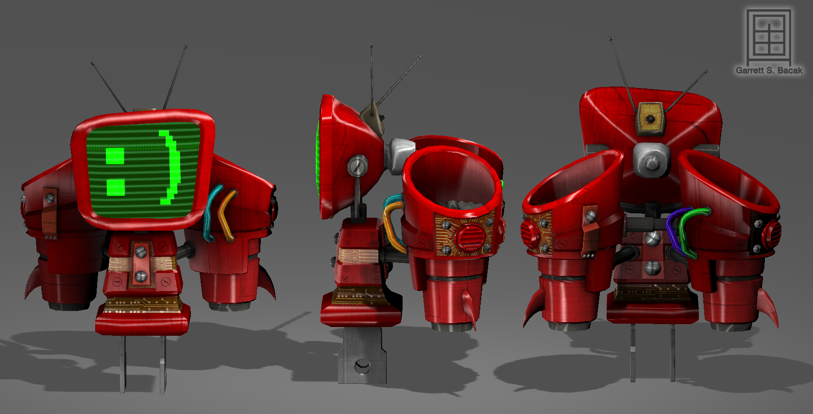 Rob - Rob and Glob<br>One of the Player Characters from my Senior Thesis<br>Rendered in UDK